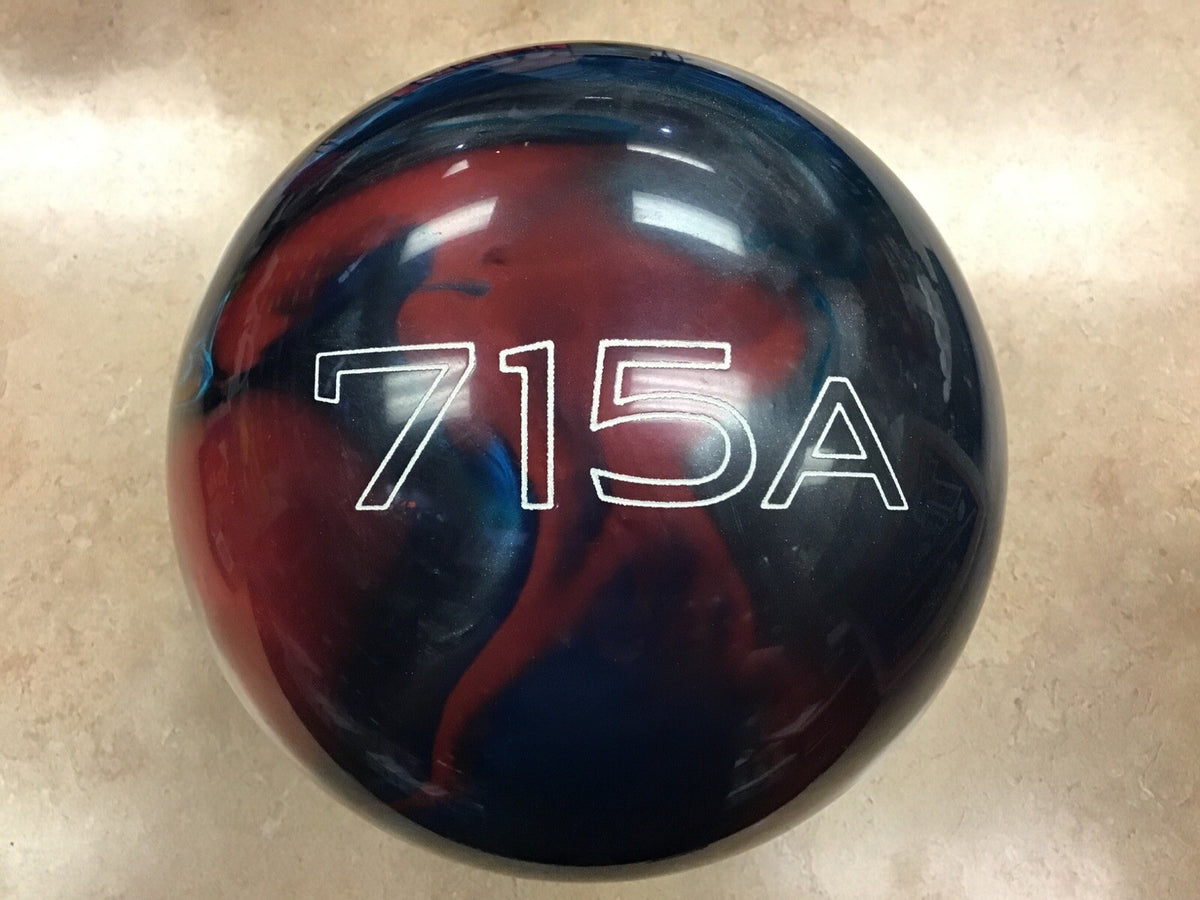 16lb Track 715A Bowling Ball NIB Undrilled BLUE/SILVER/RED