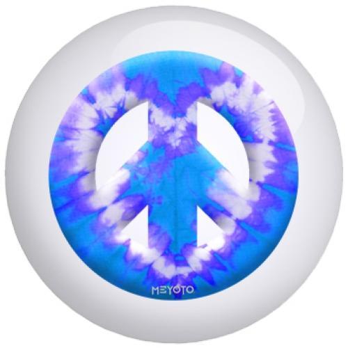 Blue Heart Tie Dye Bowling Ball