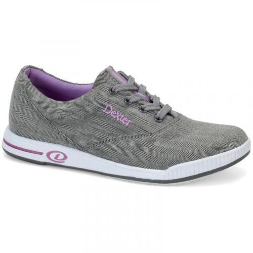 Kerrie Grey Twill Women's Bowling Shoes
