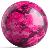 Pink Camouflage Ball Bowling Ball