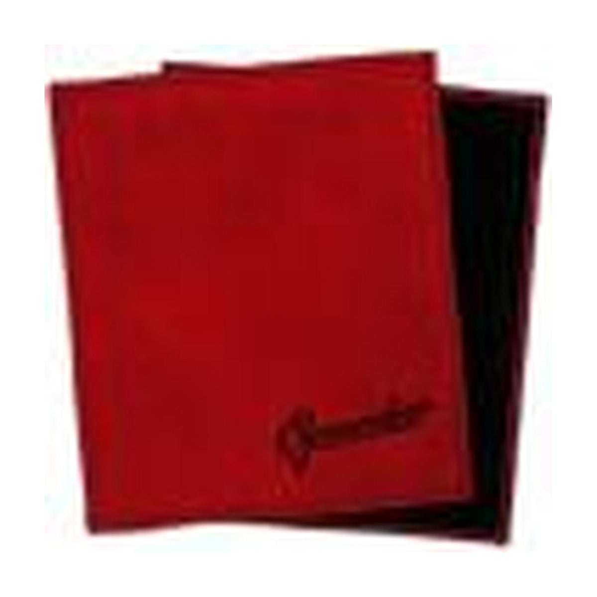 Padded Leather Shammy - Black / Red