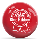 Pabst Blue Ribbon Logo - Red - Bowling Ball