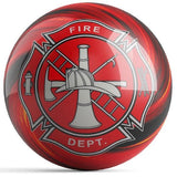 Fire Department Red Bowling Ball