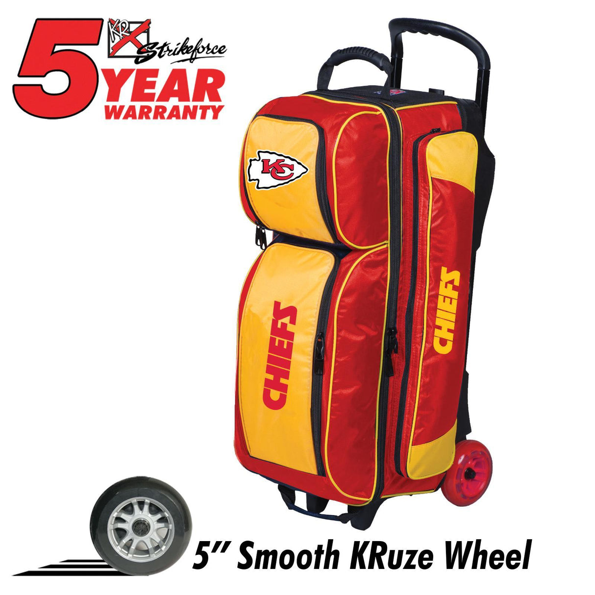 NFL 3 Ball Roller - Kansas City Chiefs