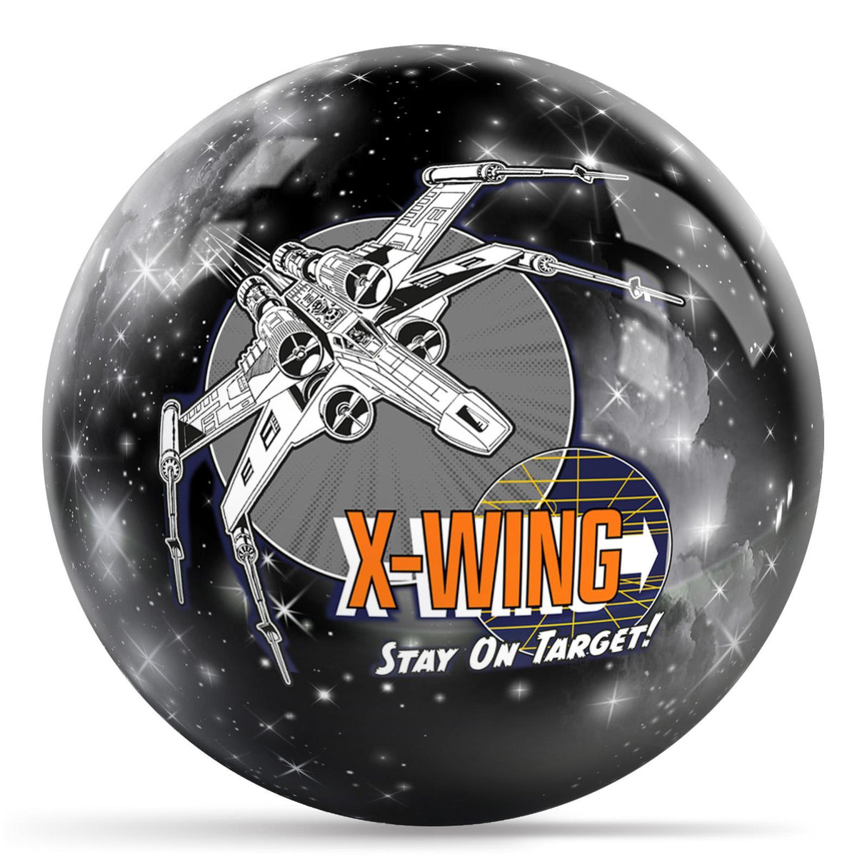 Star Wars X-Wing Starfighter Undrilled Bowling Ball