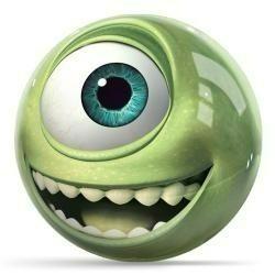 Disney Monsters Inc Mike Wazowski Ball