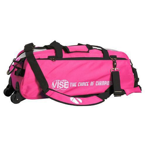 Vise 3 Ball Clear Top Tote Roller Pink