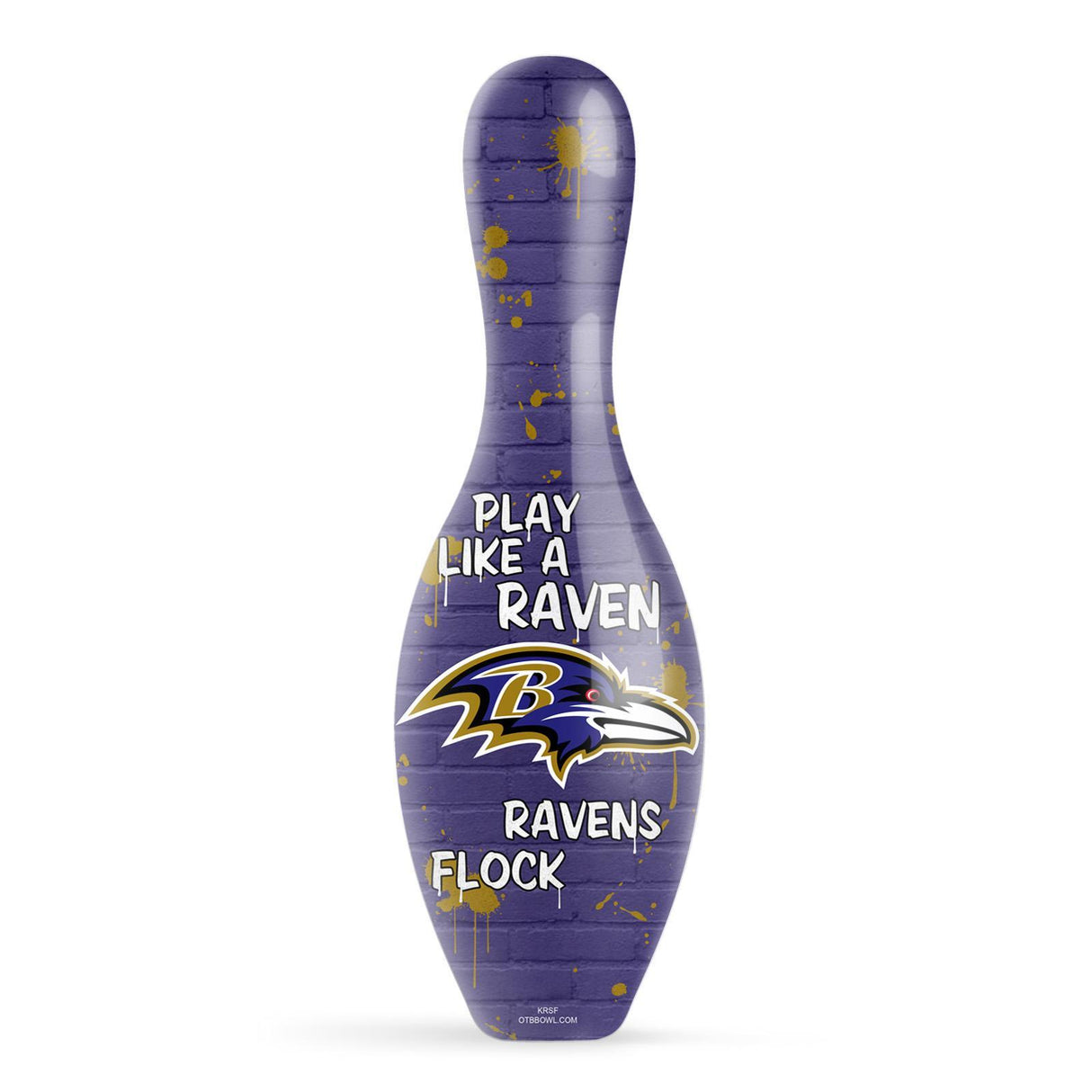 NFL Graffiti Wall Pin - Baltimore Ravens