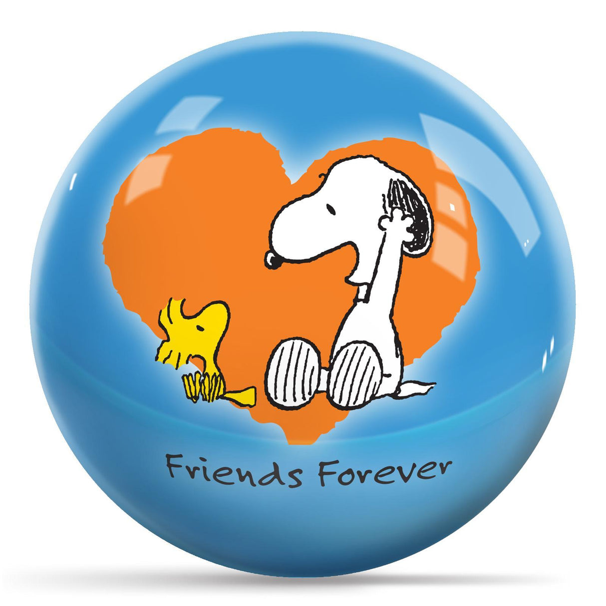 Peanuts Charlie Brown Friends Pattern Bowling Ball