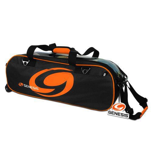 Sport 3 Ball Tote Roller Black/Orange