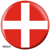 Swiss Flag Bowling Ball