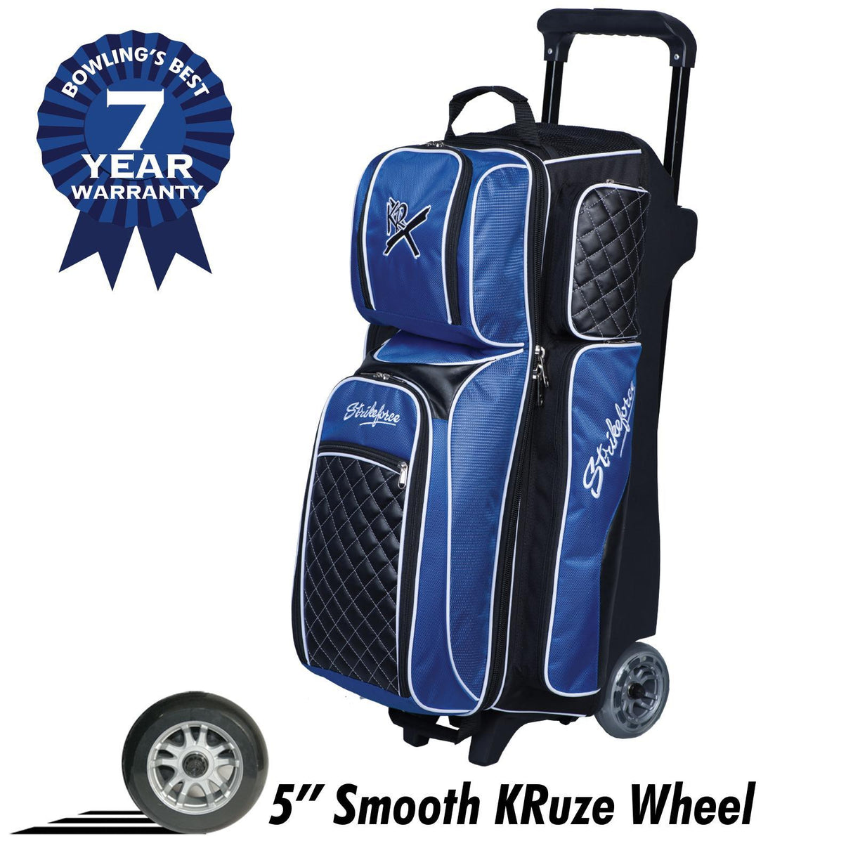 Royal Flush 360 Swivel 3 Ball Roller - Royal