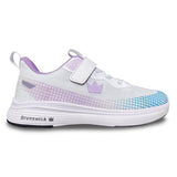 Strike Zone White/Teal Youth Bowling Shoes