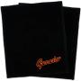 Padded Leather Shammy - Black / Black