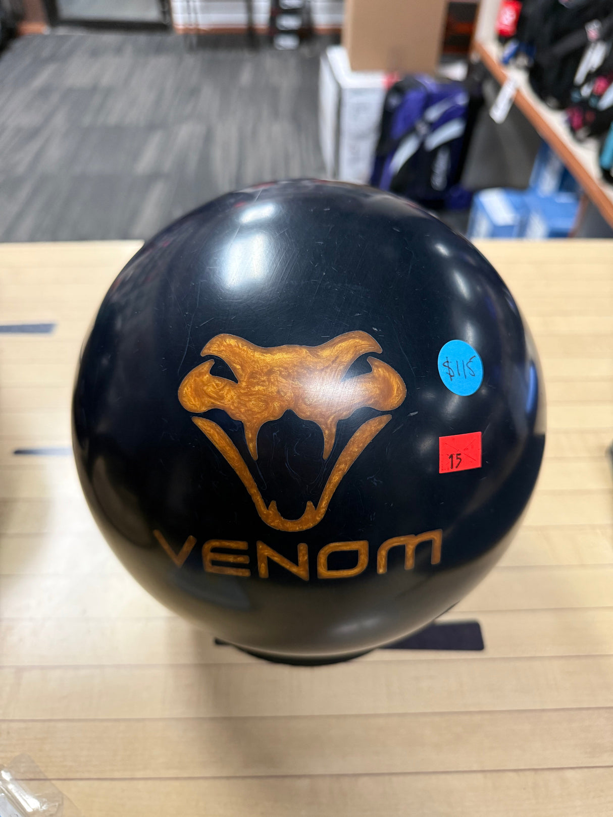 (Used) Black Venom 15lb #8668