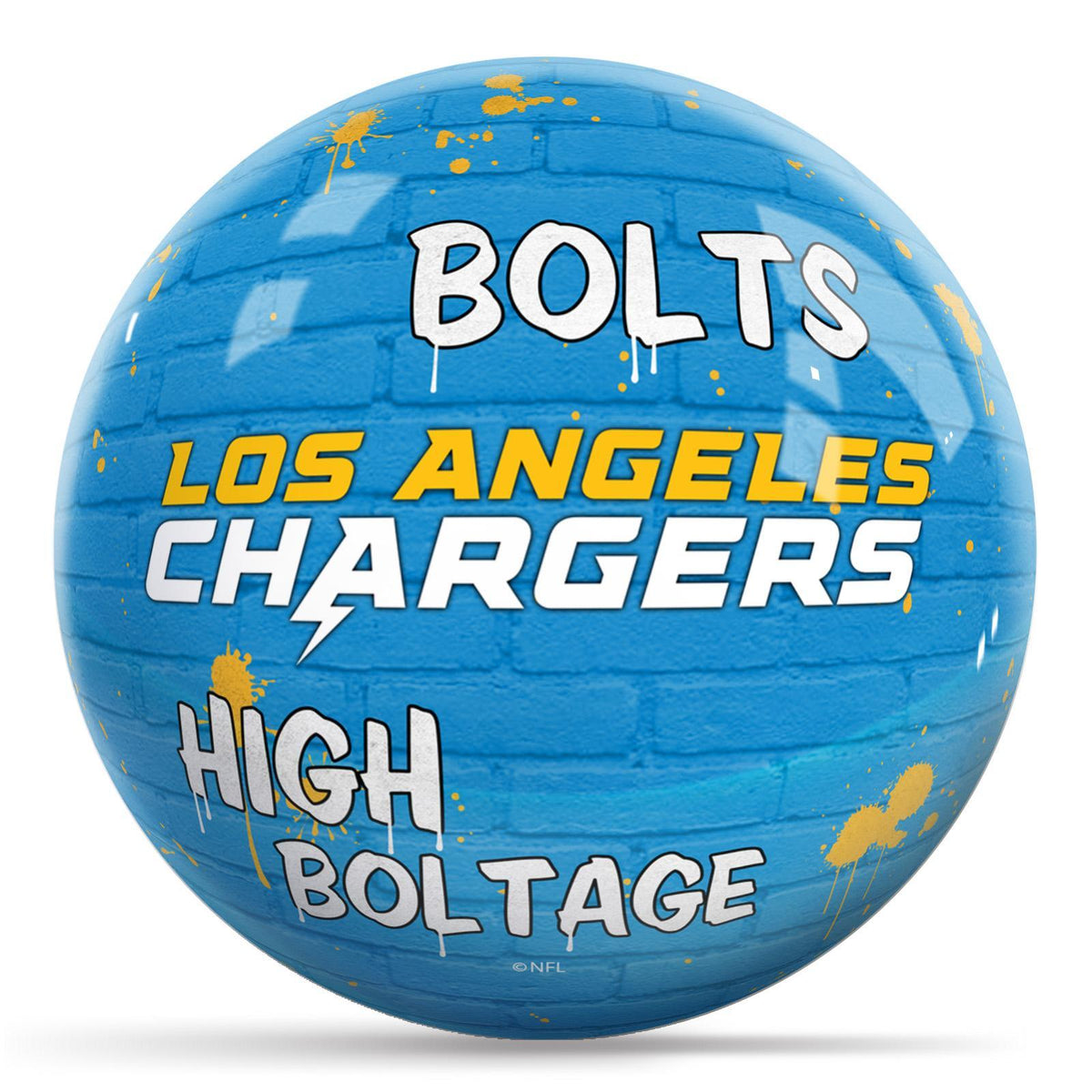 NFL Graffiti Wall Ball - Los Angeles Chargers