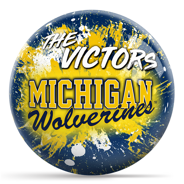 NCAA Paint Splash Ball - University of Michigan