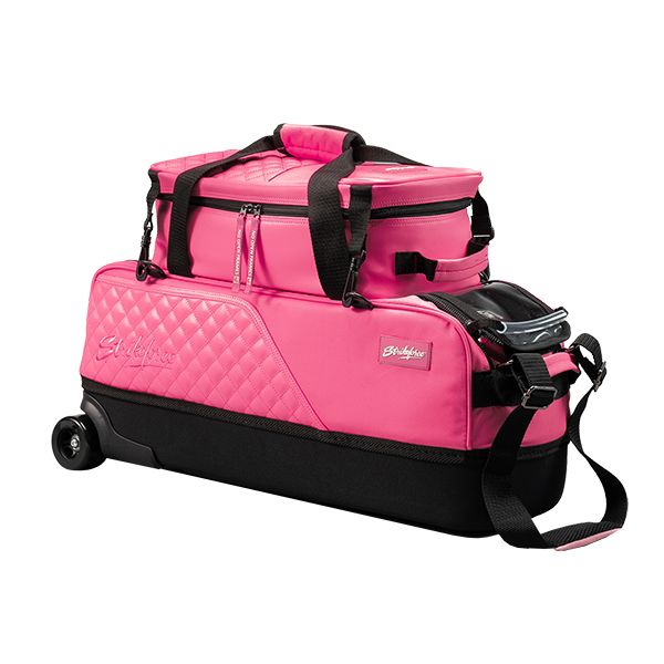 KR Strikeforce Diamond Slim Triple Tote with Shoe Bag - Pink LE