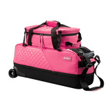 KR Strikeforce Diamond Slim Triple Tote with Shoe Bag - Pink LE