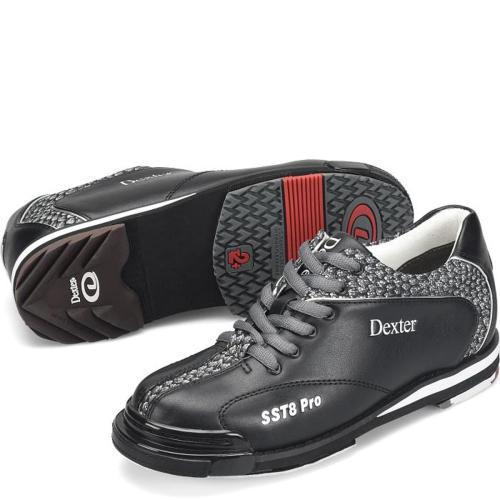 SST 8 Pro Black/Silver Women's Bowling Shoes