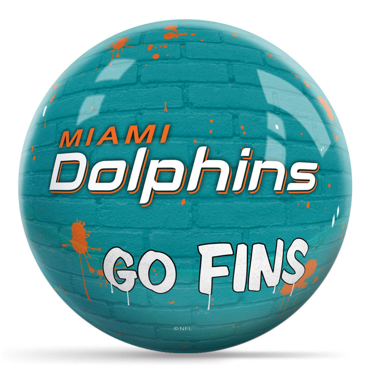 NFL Graffiti Wall Ball - Miami Dolphins