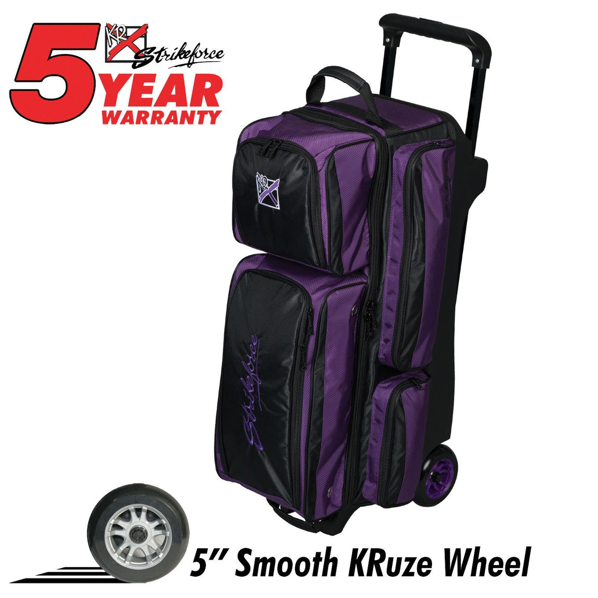 Konvoy 3 Ball Roller Black/Purple