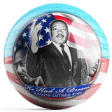 Barack Obama-Martin Luther King Bowling Ball