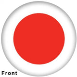 Japanese Flag Bowling Ball