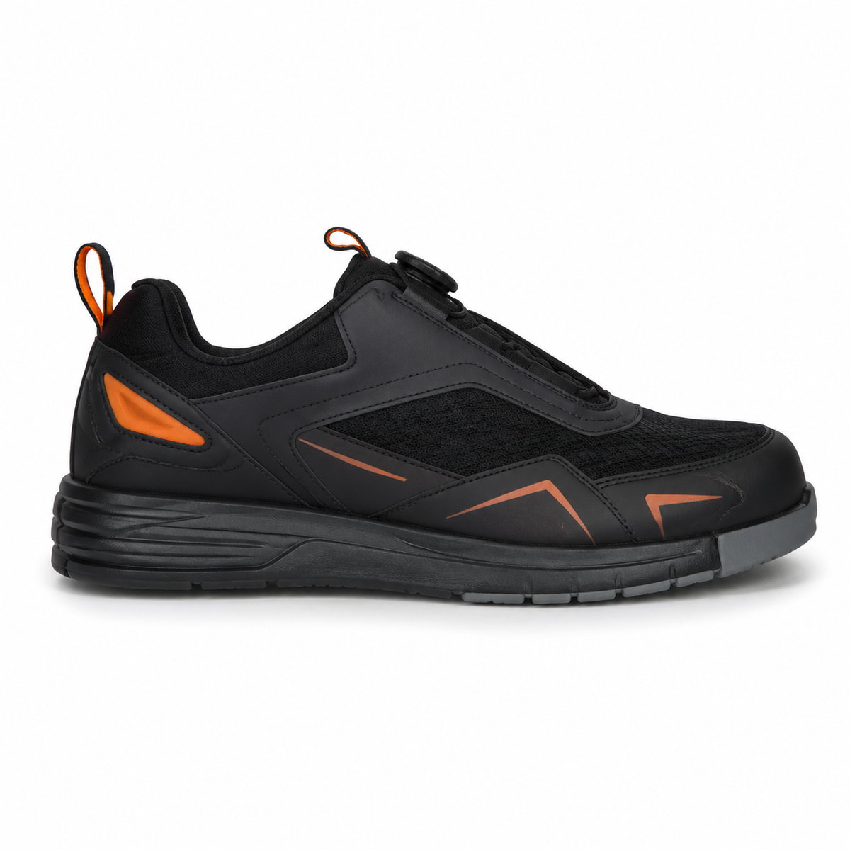 Vibe Black/Orange Men's Bowling Shoes