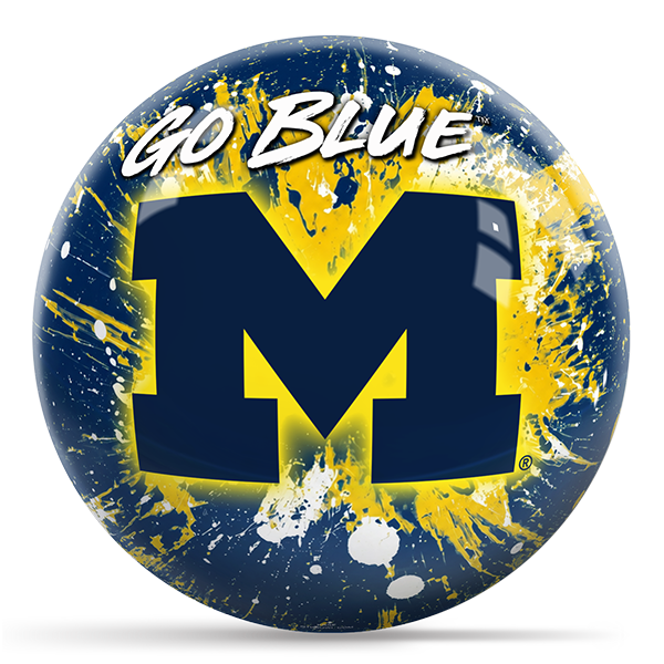 NCAA Paint Splash Ball - University of Michigan