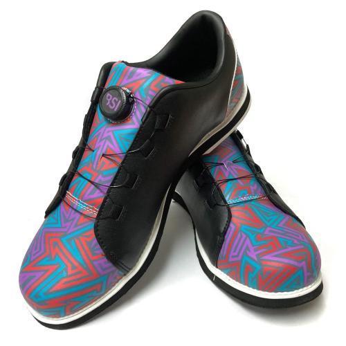Youth Kaizen Teal/Red/Purple Unisex Bowling Shoes