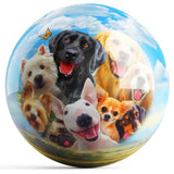 Dogs Selfie Bowling Ball