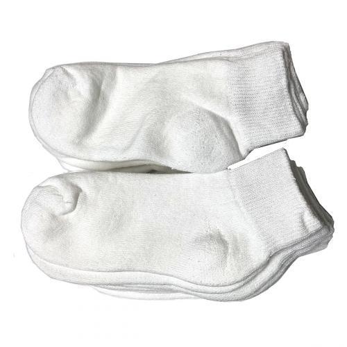 Hanes CREW Socks White Ladies - 6 Pair
