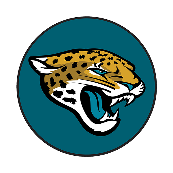 KR Strikeforce NFL Round Rubber Shammy Jacksonville Jaguars