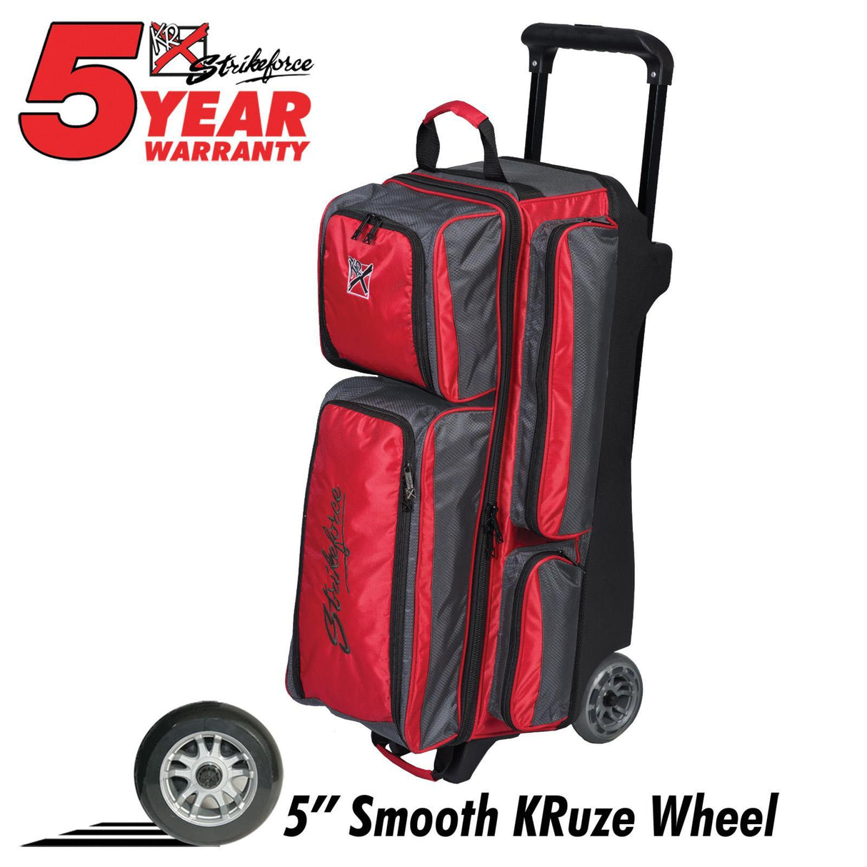 Konvoy 3 Ball Roller Red/Smoke
